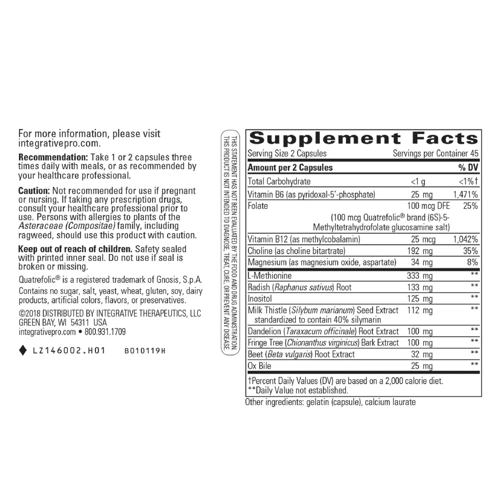 Lipotropic Complex / 脂肝方:圖片 2